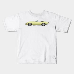 Jaguar E Type Roadster Primrose Kids T-Shirt